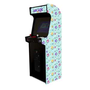 borne-arcade-memphis-bleue